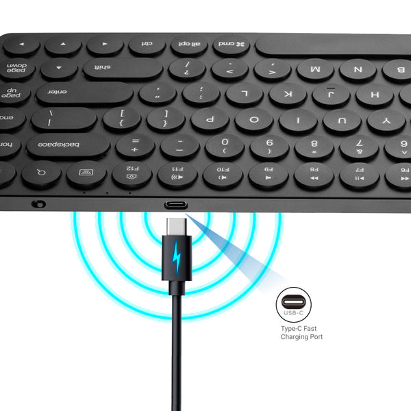 TECPHILE - F901 Wireless Keyboard - 4