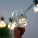 TECPHILE - G45-B RGBW LED String Light Bulbs - 6