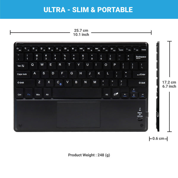 TECPHILE - HB092C Wireless Keyboard - 5