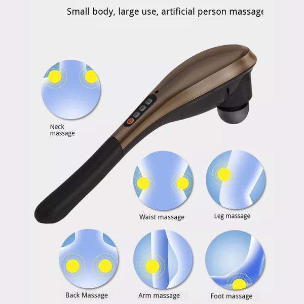 TECPHILE -  P0442 Wireless HandHeld  Massage Hammer - 10