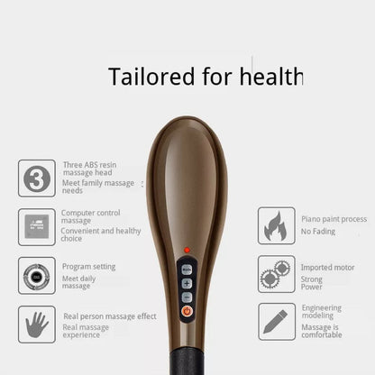 Concept-Kart-TECPHILE-P-0442-Wireless-HandHeld-Massage-Hammer-Black-Brown-1_7