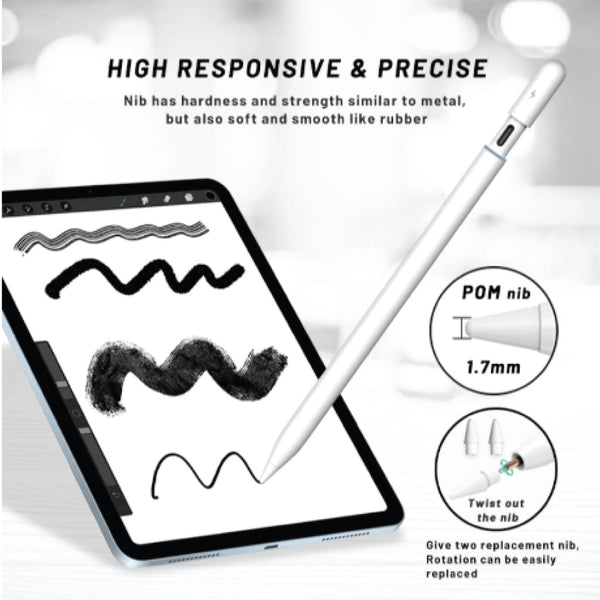 TECPHILE - P8 Active Stylus Pen for iPad - 5