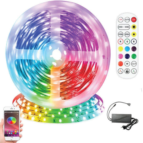 RGB Remote Control LED Strip Light- 16 Colors Changing, Waterproof  (5-Meter) at Rs 290, Tri-color LED in Nagpur