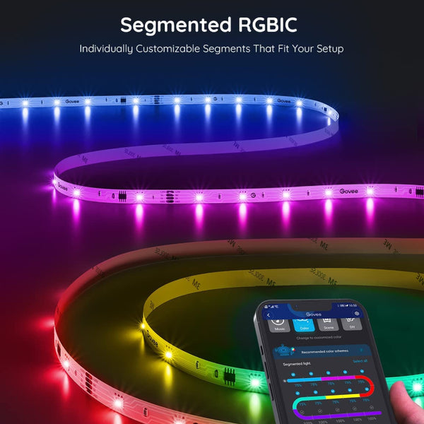 TECPHILE - RGBWIC LED Strip Light - 18