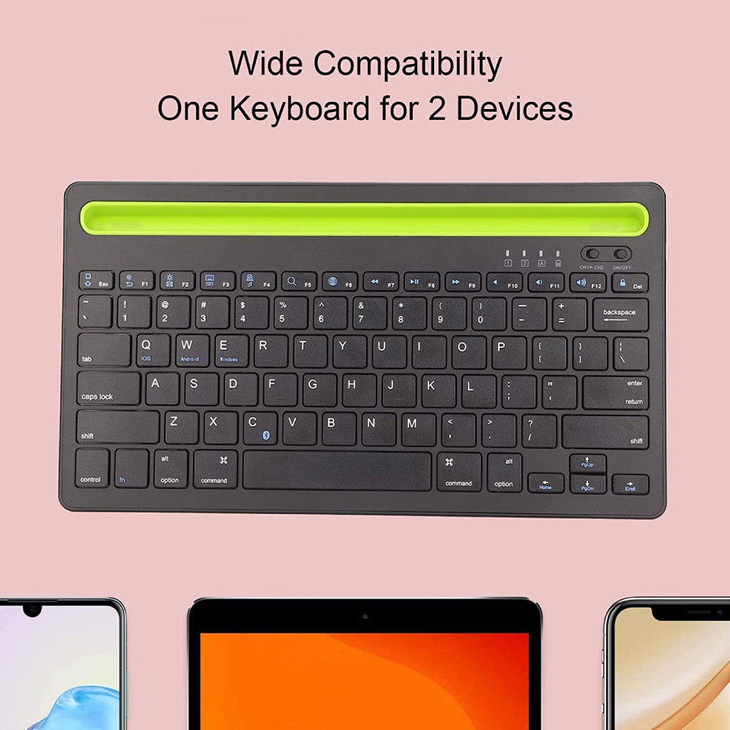 TECPHILE RK908 Muti-device Bluetooth Wireless Keyboard | Concept Kart