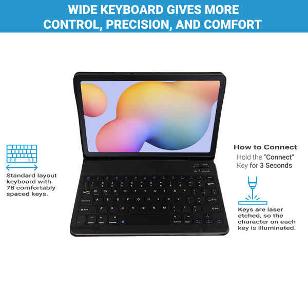 TECPHILE - RM106 Keyboard Case for Redmi Pad - 6