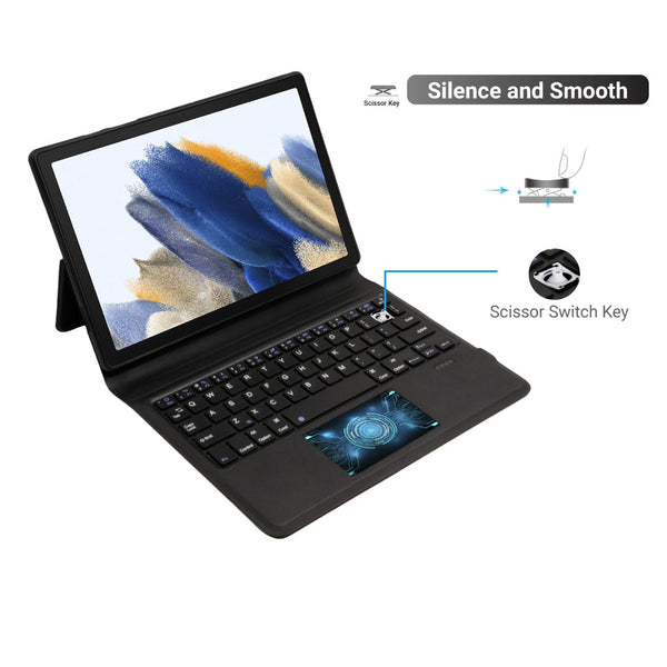 TECPHILE - S-X200 Wireless Keyboard Case for Samsung Tab A8 - 5