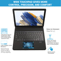 TECPHILE - S-X200 Wireless Keyboard Case for Samsung Tab A8 - 3