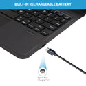 TECPHILE - S-X200 Wireless Keyboard Case for Samsung Tab A8 - 4