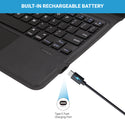 TECPHILE - S-X700 Wireless Keyboard Case for Samsung Tab S7/S8 - 4