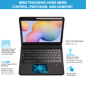 TECPHILE - S-P613 Wireless Keyboard Case for Samsung Tab S6 Lite - 2