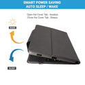 TECPHILE - S-P613 Wireless Keyboard Case for Samsung Tab S6 Lite - 4