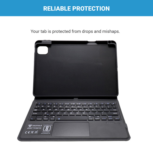 TECPHILE - keyboard Case for Xiaomi Pad 5/5 Pro - 3