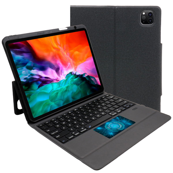 TECPHILE T2098 Wireless Keyboard Case For iPad Pro 12.9" - 1