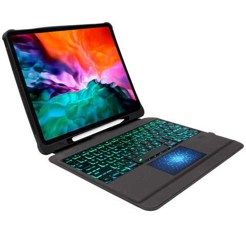 Buy black TECPHILE - T209D Wireless Keyboard Case for iPad
