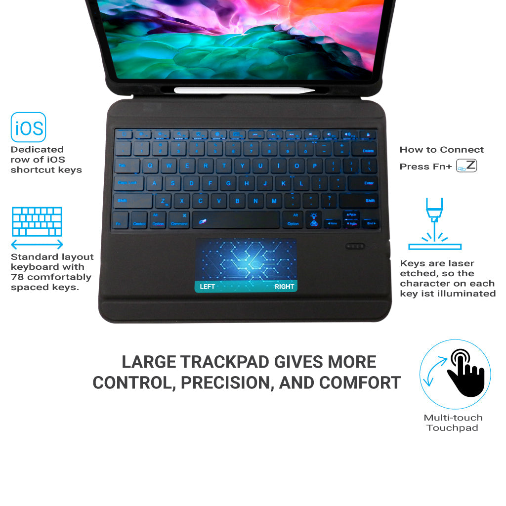 Concept-Kart-TECPHILE-T209D-Wireless-Keyboard-Case-for-iPad-Black-1_3