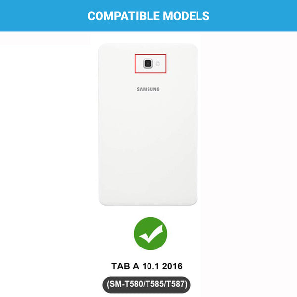 TECPHILE - T580C Wireless Keyboard Case for Samsung Tab A 10.1 inch - 5