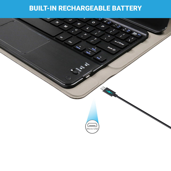 TECPHILE - T580C Wireless Keyboard Case for Samsung Tab A 10.1 inch - 3
