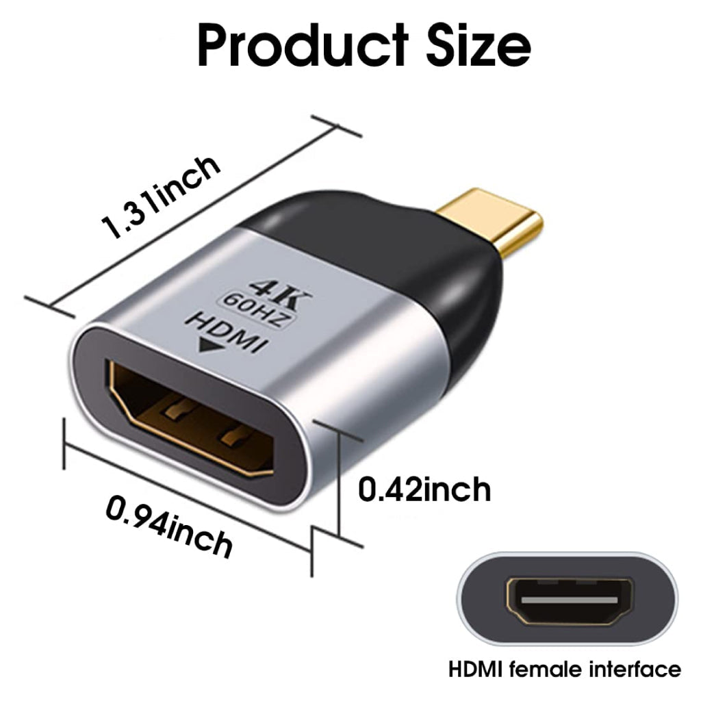 TECPHILE Type C to HDMI 2.0 Adapter Concept Kart