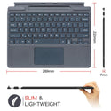 TECPHILE - 2098D Wireless Keyboard for Surface Pro 8 / X/9 - 2