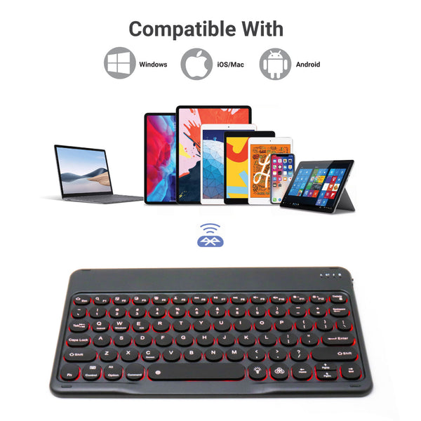 TECPHILE - X3D Wireless Keyboard - 12