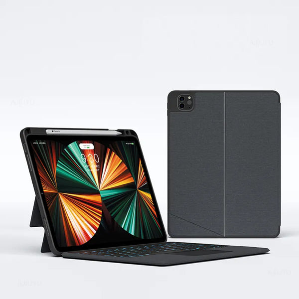 TECPHILE - YJ129 Wireless Keyboard Case for iPad Pro 12.9 inch - 2