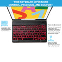 YM97D Wireless Keyboard Case For iPad - 10