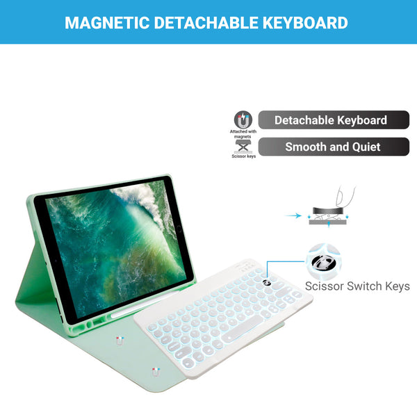 YM97D Wireless Keyboard Case For iPad - 3