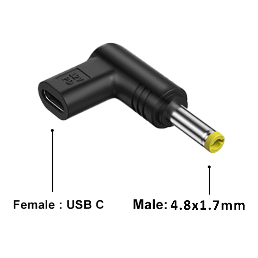 TECPHILE - 12V USB C PD to DC Charging Converter