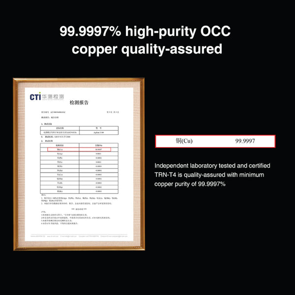 TRN - T4 8 core OCC Copper Upgrade Cable for IEM - 12