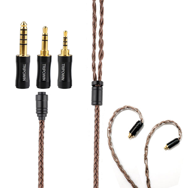 Tripowin - Amber Upgrade Cable for IEM - 8
