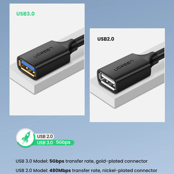 UGREEN - US129 USB 3.0 Extension Cable - 6