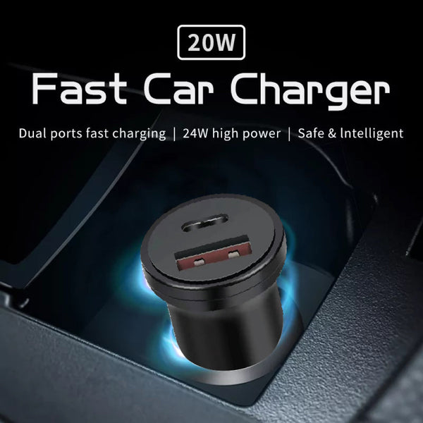 URVNS - CW200 20W Mini Car Charger - 2