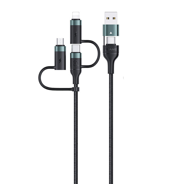 USAMS - PD Cable USB+Type C to Triple Head - 1