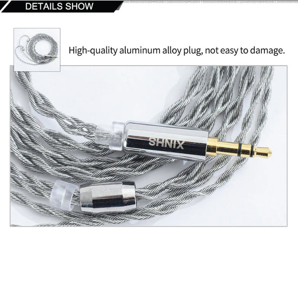 XINHS - 4 Core Graphene Alloy Silver Plated Upgrade Cable - 13