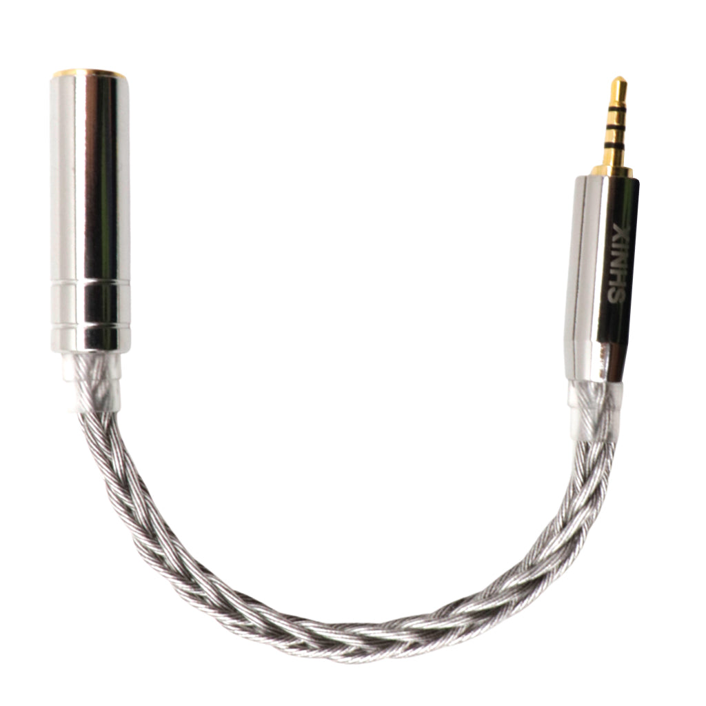 XINHS - 8 Core Silver Plated Single Crystal Copper Adapter Cable