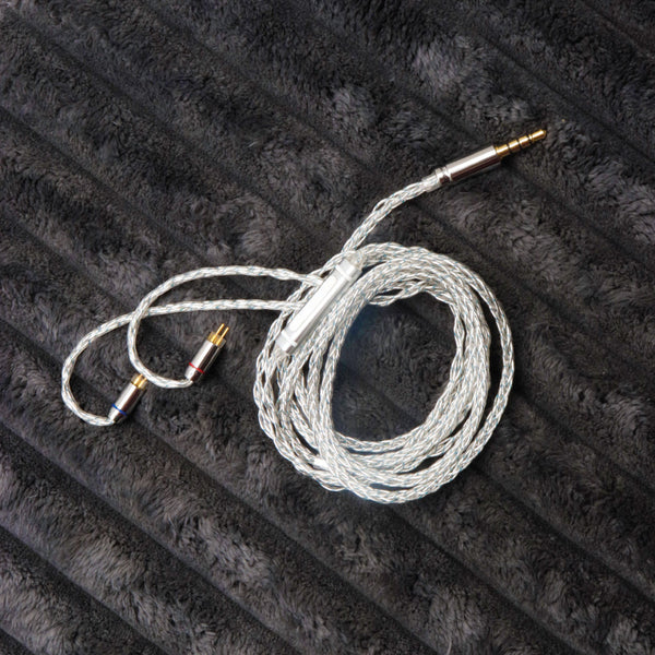 XINHS - 8 Core Silver Plated Upgrade Cable for IEM - 3