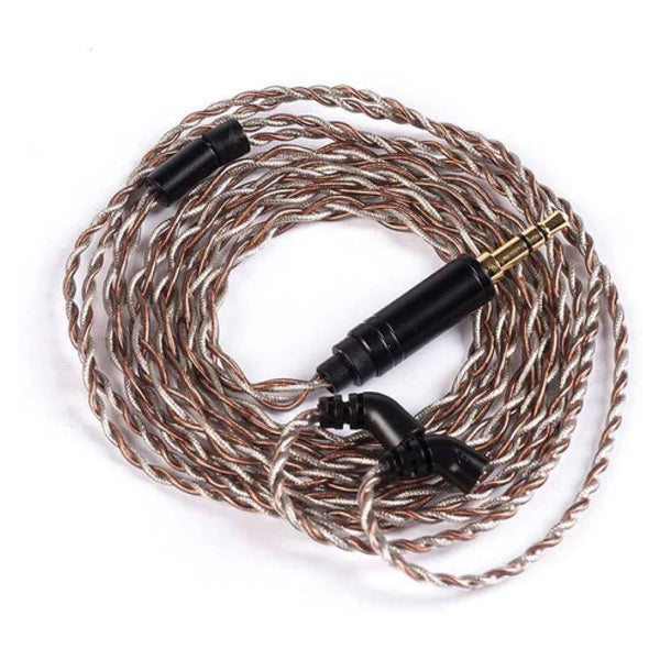 Kinera Gramr Hoge zuiverheid verzilverde IEM OFC modulaire kabel met afneembare microfoon (0,78 2-pins Kinera Gramr Hoge zuiverheid verzilverde IEM OFC modulaire kabel met afneembare microfoon (0,78 2-pins