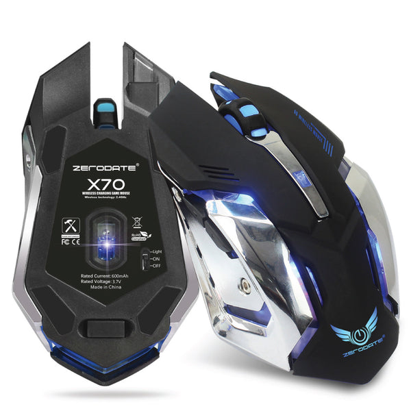 ZERODATE - X70 Wireless Gaming Mouse - 8