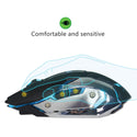 ZERODATE - X70 Wireless Gaming Mouse - 9