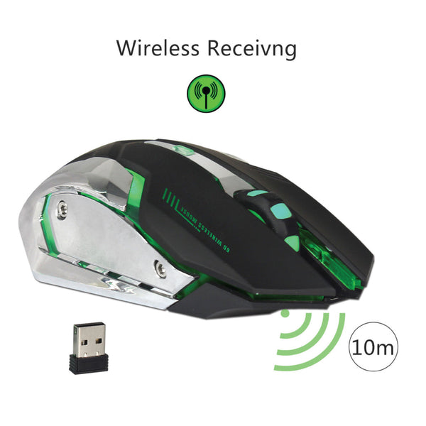 ZERODATE - X70 Wireless Gaming Mouse - 6