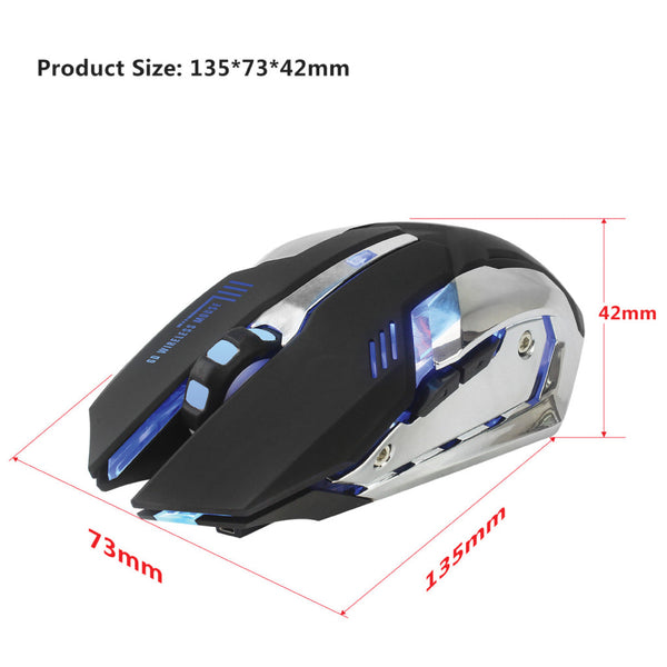 ZERODATE - X70 Wireless Gaming Mouse - 7