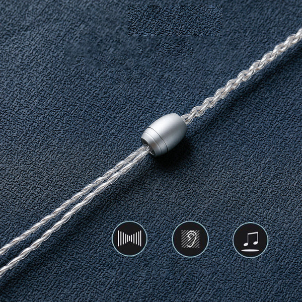 ZR Audio - 4 Core Silver Plated Upgrade Cable for IEM (3M) - 5