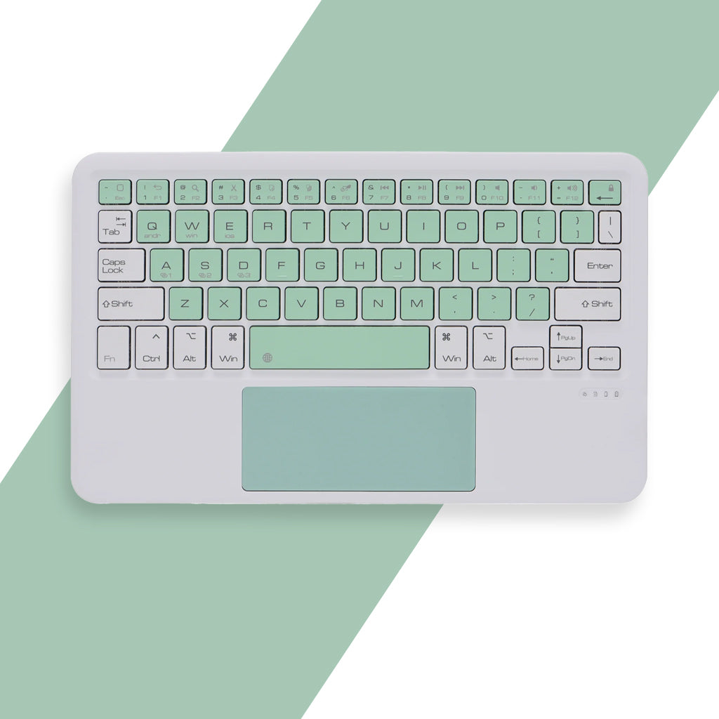 Concept-kart-B102-Wireless-Keyboard-WhiteandGreen-1-_2