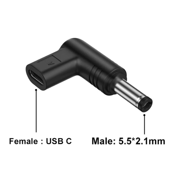 TECPHILE - 12V USB C PD to DC Charging Converter - 30