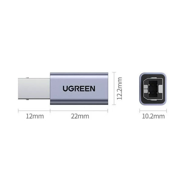 UGREEN - US382 USB-C Female to USB-B Male Adapter - 9