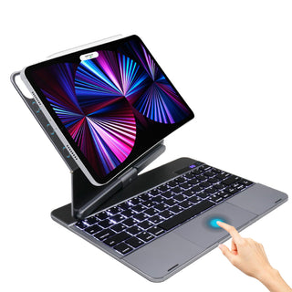 Doqo-F109-Pro-Magnetic-Keyboard-Case-for-iPad-Grey-2354