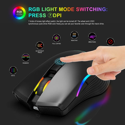 HXSJ - T26 Wireless Gaming Mouse