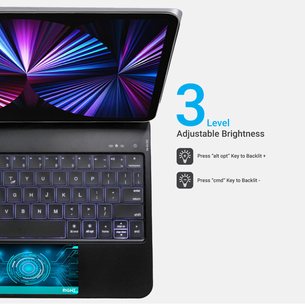 TECPHILE-AP11-Wireless-Magnetic-Keyboard-Case-for-iPad-Black-1-_3