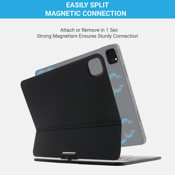 TECPHILE - AP11 Wireless Magnetic Keyboard Case For iPad - 8